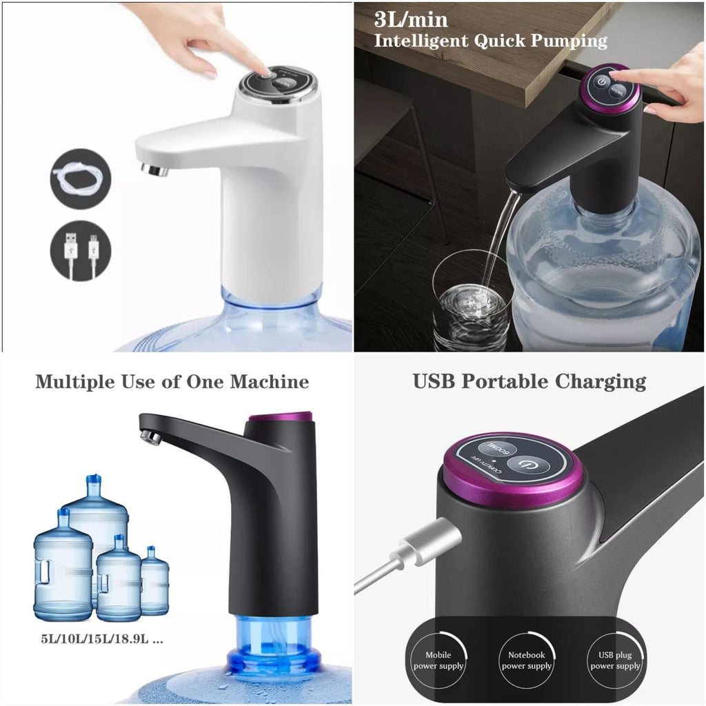 Touch Intelligent Electric Water Pump – Rechargeable Automatic Dispenser For Bottled Water