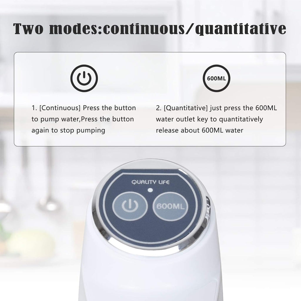Touch Intelligent Electric Water Pump – Rechargeable Automatic Dispenser For Bottled Water
