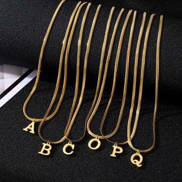 A-Z ALPHABET CHAIN FOR MEN AND WOMEN