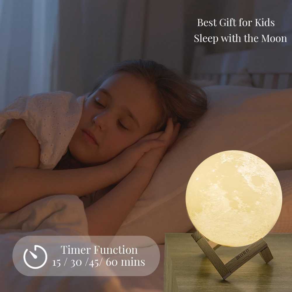 3D Moon Lamp – Rechargeable