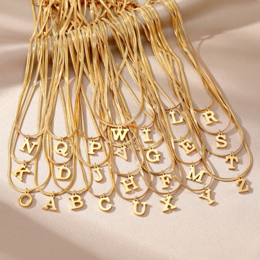 A-Z ALPHABET CHAIN FOR MEN AND WOMEN