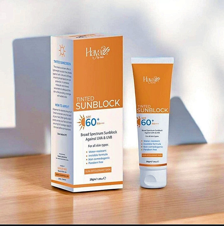Haya Skincare Bundle – BB Cream, SPF 60+ Sunblock, Anti-Aging Cream & Beauty Cream
