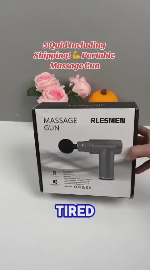 Massage Gun 5 In 1 Multifunctional Electric Full Body Massage Equipment Set
